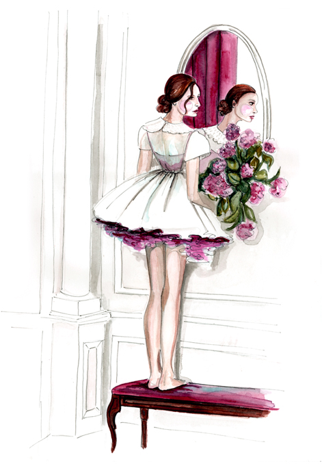 ballerina illustration