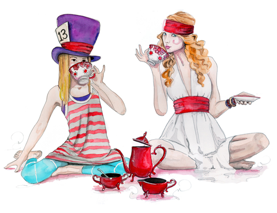 Taylor Swift Tea Party Painting