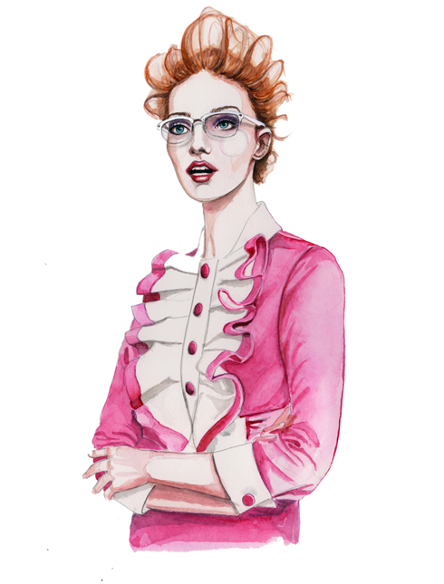 fashion illustration by Tracy Hetzel