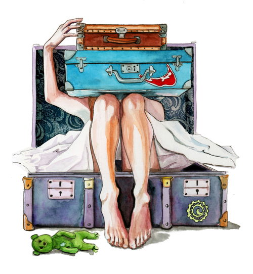 Vacation illustration by Tracy Hetzel