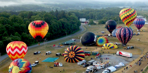the great wellsville balloon rally